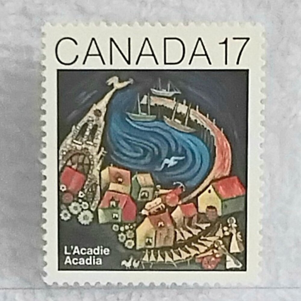 Uncirculated Canadian 1981 L'Acadie/Acadia Stamp Canada 17!!
